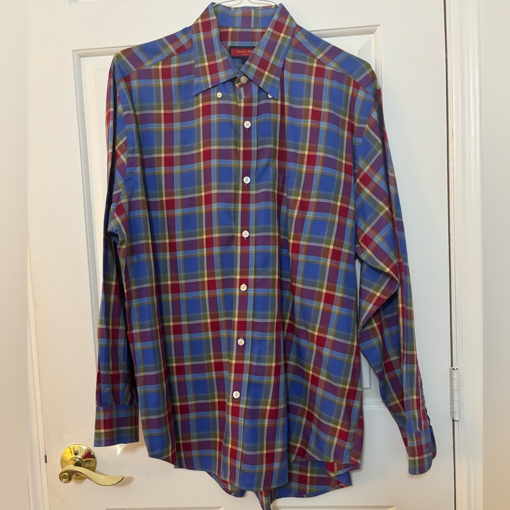AUSTIN REED LONDON Plaid Men's Shirt - Multicolor